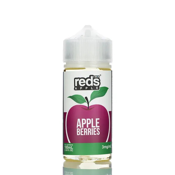 7 Daze - Reds Apple eJuice Berries - 100ml - Black Coral
